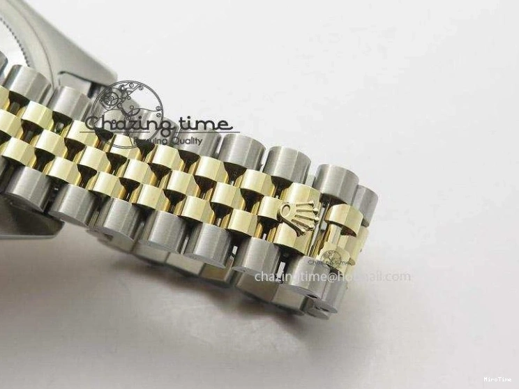 MiroTime 0108 DayDate II 41mm MK Best Edition SS RG Wrapped Sliver Dial Roman Marker On Bracelet A Casual 4005